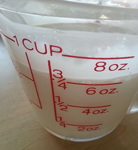 Cream 3 quarters of a cup